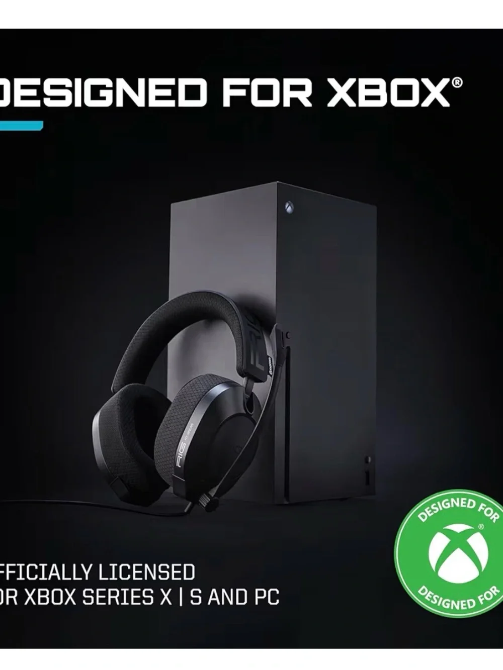 RIG R5 Pro HX Black Wired Gaming Headset for Xbox Nacon Spear Dolby atmos
